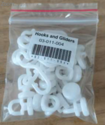 AKW Spare Hooks & Gliders (11 in pack))